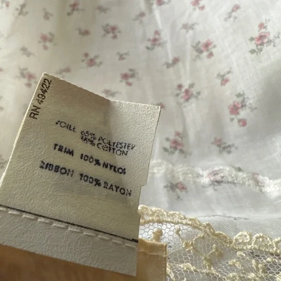 Gunne Sax Jessica McClintock Vintage 70's Dress‎ Women 7 Floral Lace Prairie - Picture 8 of 11